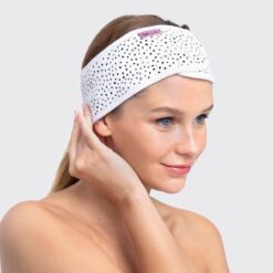 Alternative view of Microfiber Spa Headband - Micro Dot