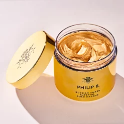 Alternative view of Russian Amber Imperial Gold Masque