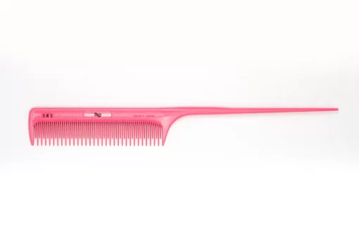 Ultem Comb 141 Rattail - Pink