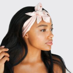 Alternative view of Satin Sleep Scarf (Blush)