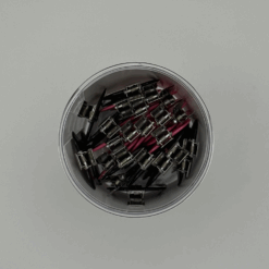 Alternative view of Crease-Free Super Clips 24ct - Black & Pink Bow