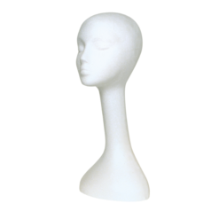 Long Neck Styro Manikin – White Color