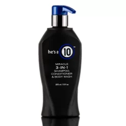 Mens 3-in-1 Daily Shampoo, Conditioner & Body Wash