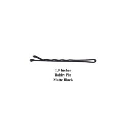 Matte Bobby Pin Black 50mm