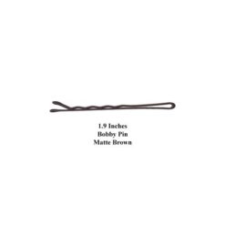 Matte Bobby Pin Brown 50mm