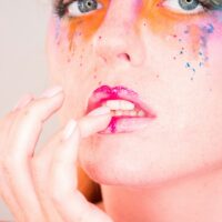Classic Red, White, and Blue Makeup