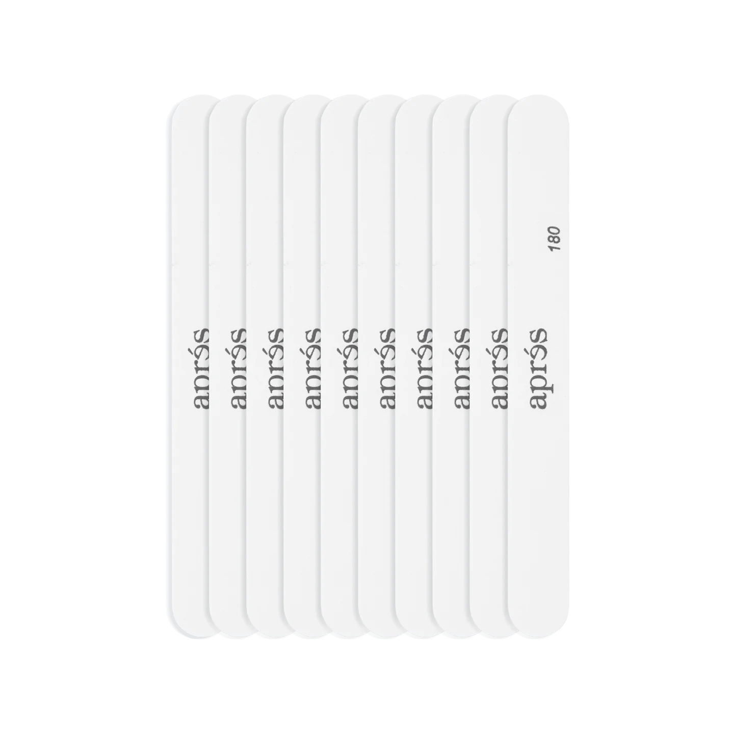 Nail File 100/180 Grit - White Round - Image 2