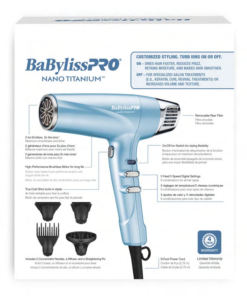 Nano Titanium Professional High-Speed Dual Ionic Dryer - Image 4