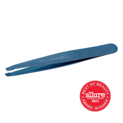 Blue Slant Tweezer 1256-TQR