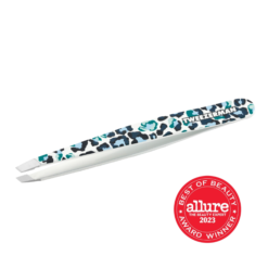 Slant Tweezer Leopard Print 1256-LR