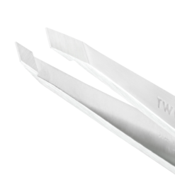 Alternative view of Platinum Silver Slant Tweezer 1230-PSR