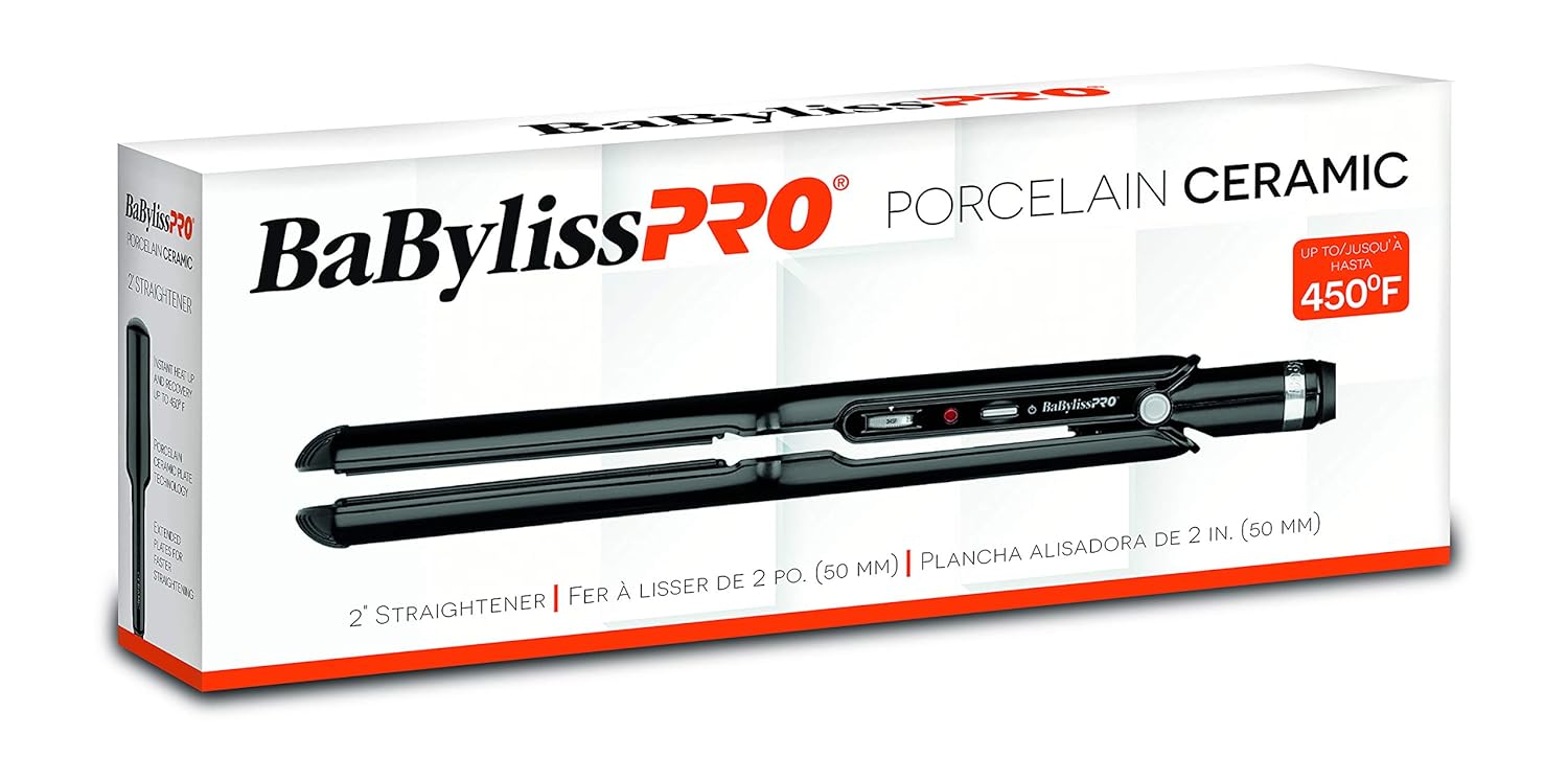 Porcelain Ceramic 2in Straightening Iron - Image 2