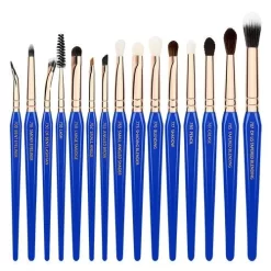 Alternative view of Golden Triangle Eyes Only Complete 15pc. Brush Set with Pouch