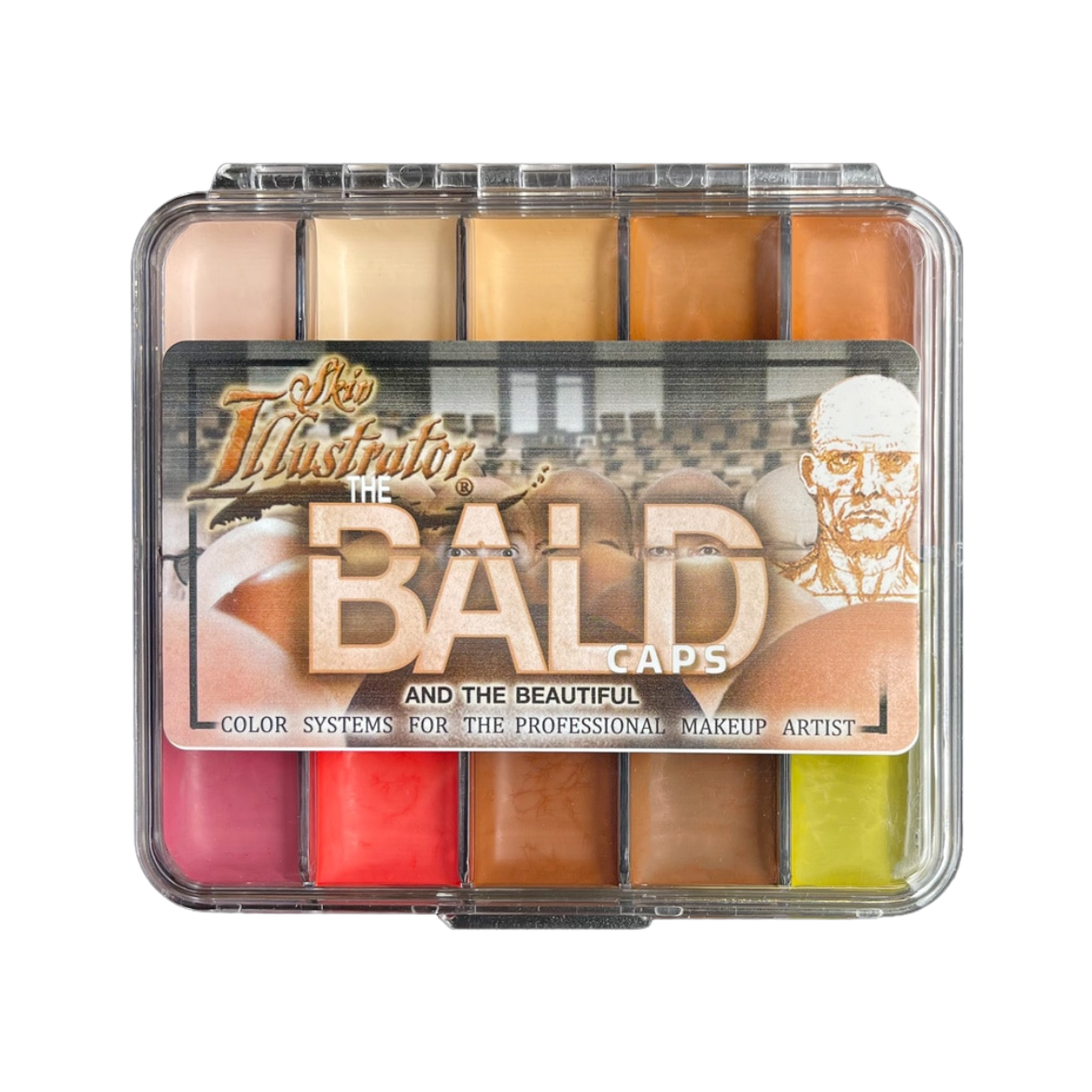 Adrian Rigby’s Bald Caps On Set Palette
