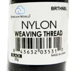 Nylon Weaving Thread - Black