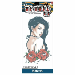Alternative view of Biker Tattoo - Rose Pin Up