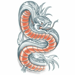 Biker Tattoo - Snake