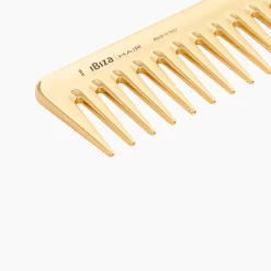 Alternative view of Detangling Comb - Gold