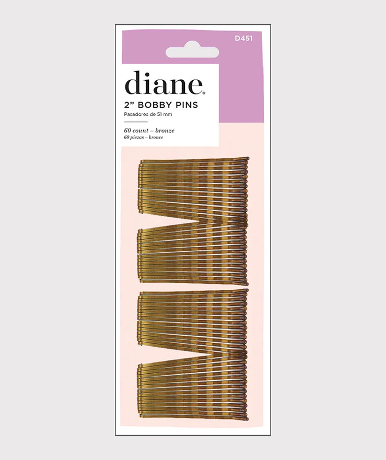 2in Bobby Pins 60ct - Bronze D451
