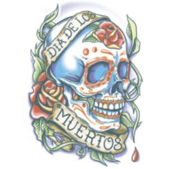 Day of the Dead Tattoo – La Rosa