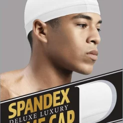 Spandex Dome Cap - White