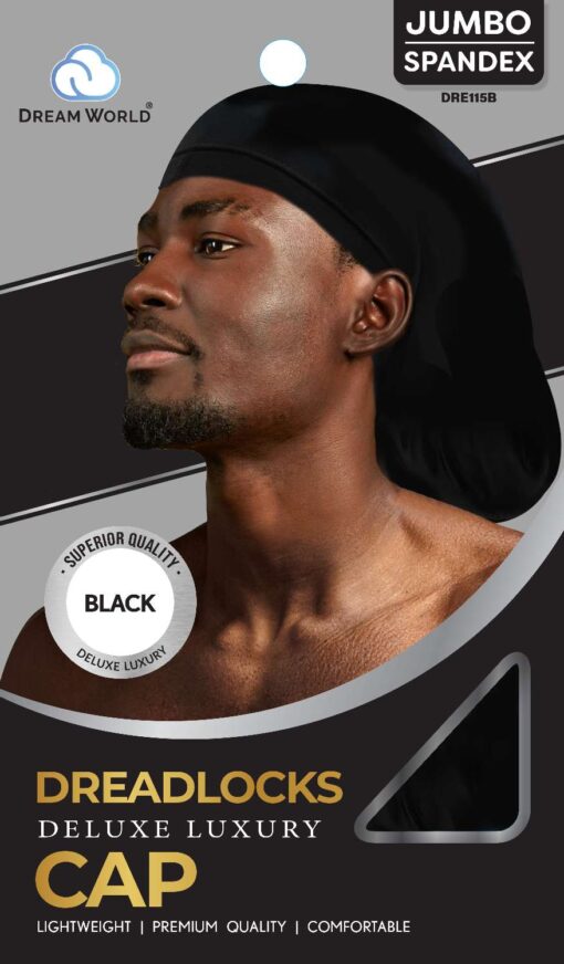 Dreadlocks Cap - Jumbo Black