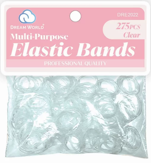 Elastic Bands - Clear, 275ct