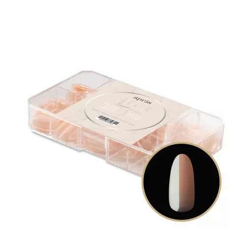 Neutrals Gel-x® Emma Natural Round Medium Box of Tips - 11 Sizes (150pcs)