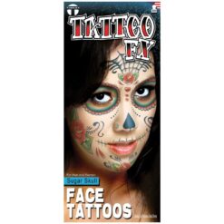 Alternative view of Face Tattoo Kit – Sugar Skull