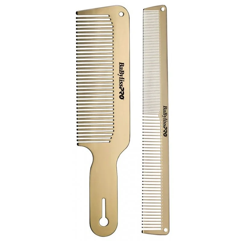 GOLDFX Metal Comb 2-Pack