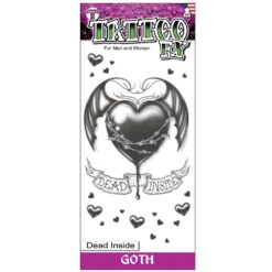 Alternative view of Goth Tattoo – Dead Inside