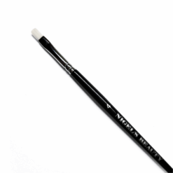 White Taklon Brush #04