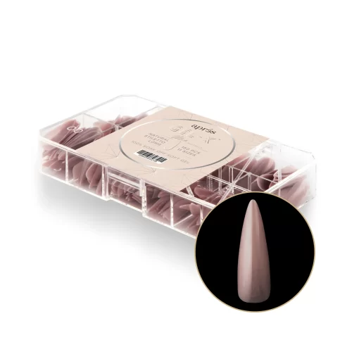 Neutrals Gel-X Mia Natural Stiletto Long Box of Tips