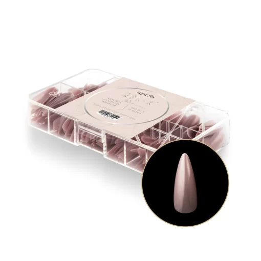 Neutrals Gel-X Mia Natural Stiletto Medium Box of Tips