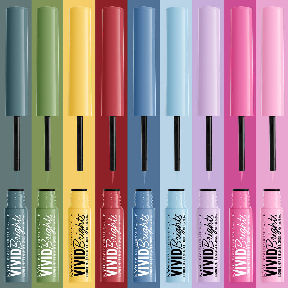 Vivid Brights Colored Liquid Eyeliner - Nigel Beauty