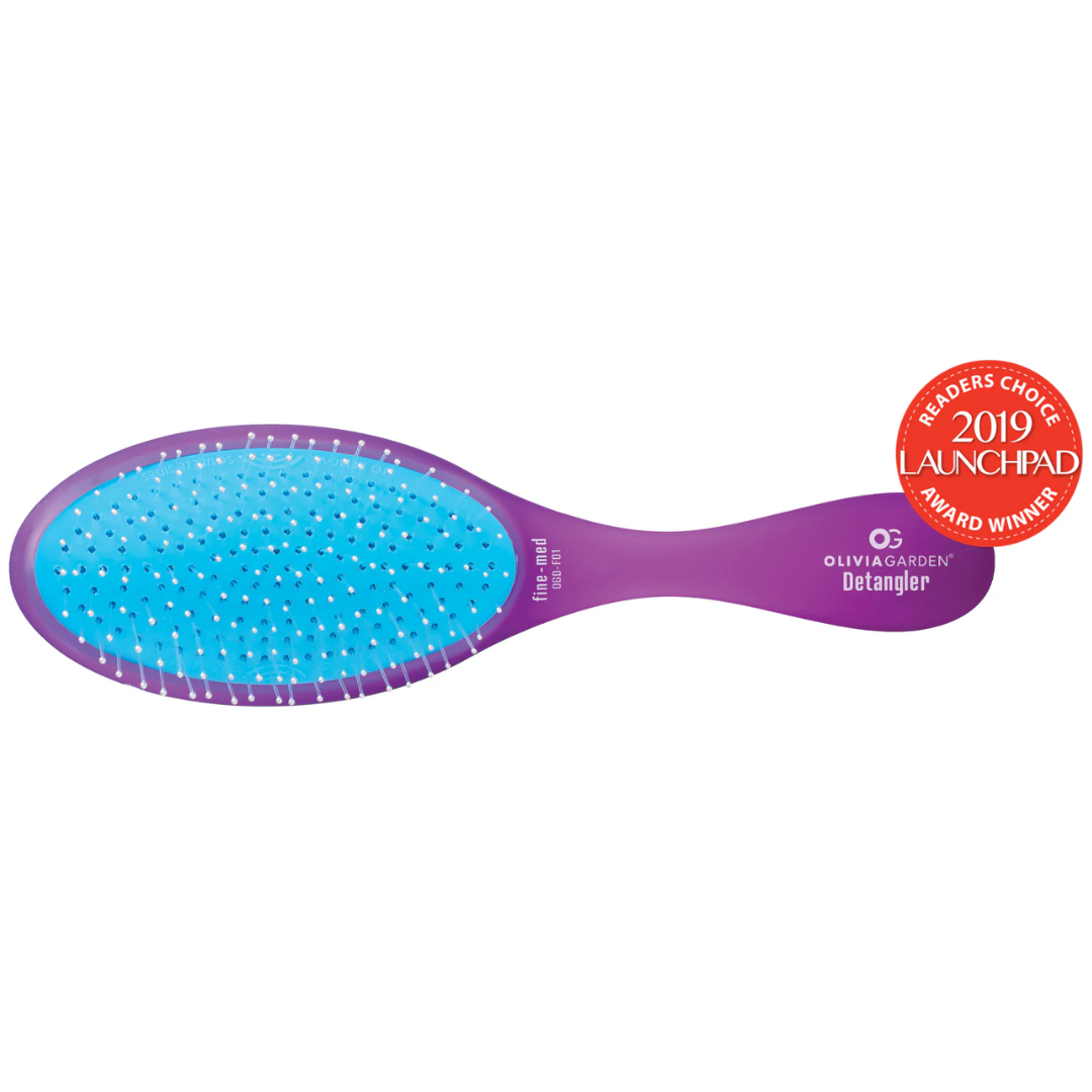 OG Detangler Brush - Fine-Medium Hair, Purple OGD-F01