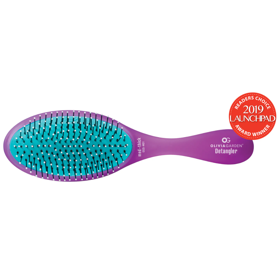 OG Detangler Brush - Medium-Thick Hair, Purple OGD-M01