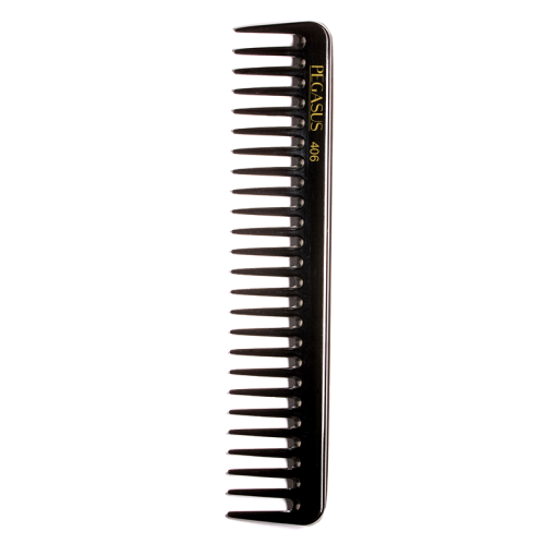 406 – Pegasus Hard Rubber Space Teeth Penetrating Comb