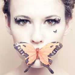 Alternative view of Deer & Butterfly Paper Lashes
