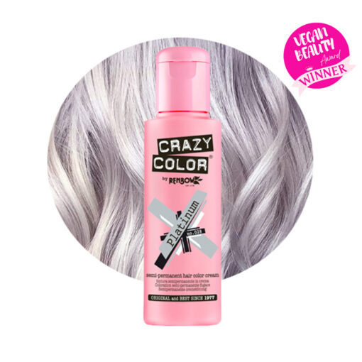 Semi Permanent Hair Dye, Small - 28 Platinum