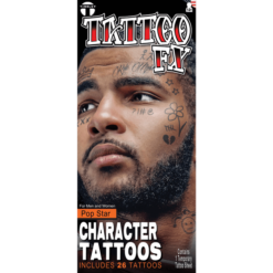Alternative view of Character Tattoos – Pop Star