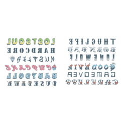 Knuckles Tattoo – Phrases 1