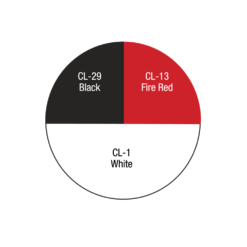 Alternative view of Red White & Black Wheel (RB)