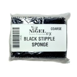 Black Stipple Sponge - Coarse Texture