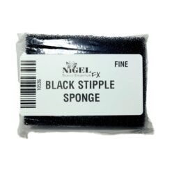Black Stipple Sponge - Fine Texture