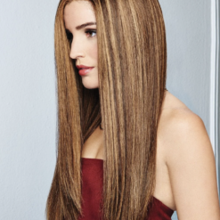 Glamour and More | Remy Human Hair Lace Front Wig (Hand-Tied) - R4 MIDNIGHT BROWN