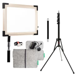 Key Light 2.0 Starter Kit With Stand - Gold