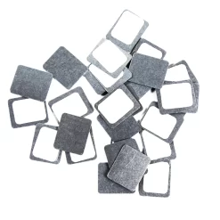 Square Metal Stickers