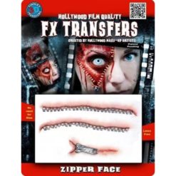 3D FX Transfers - Zipper Face