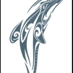 Alternative view of Tribal Tattoo - Dolphin